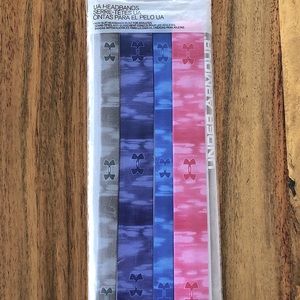 Under Armour -OS- Non-slip Headbands in Gray, Purple, Blue & Pink